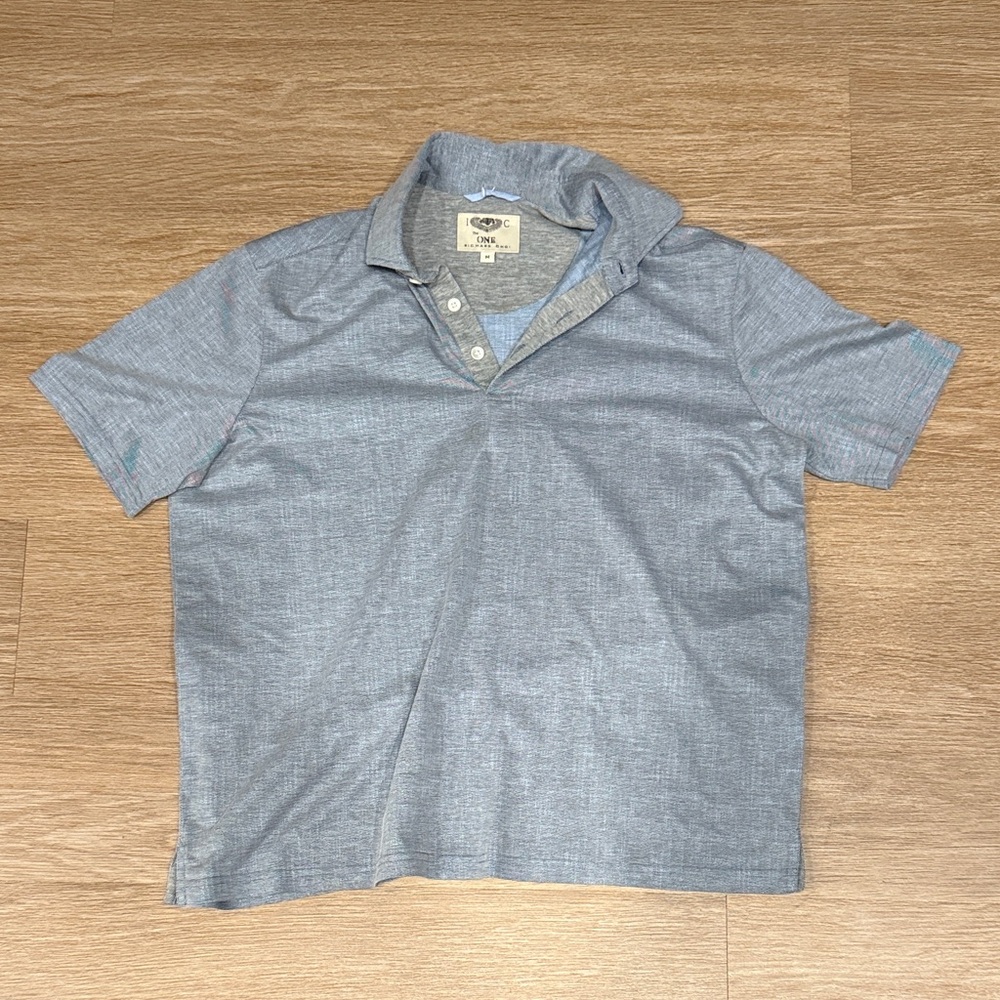Richard Chai Heather Gray Polo Shirt